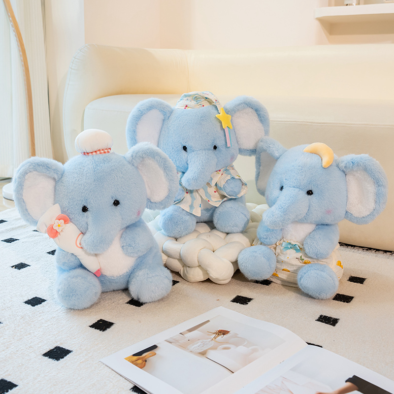 Jiji the Little Elephant Plush Toy - Cute Stuffed Elephant Doll with Soft Fluffy Body, Adorable for Kids & Animal Lovers 10