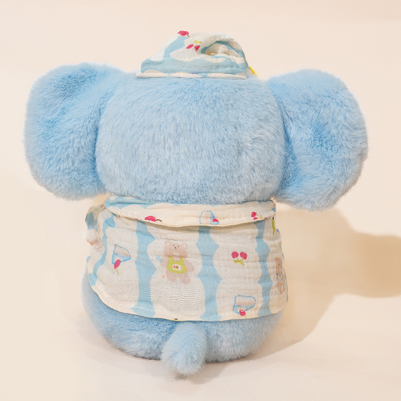 Jiji the Little Elephant Plush Toy - Cute Stuffed Elephant Doll with Soft Fluffy Body, Adorable for Kids & Animal Lovers 16