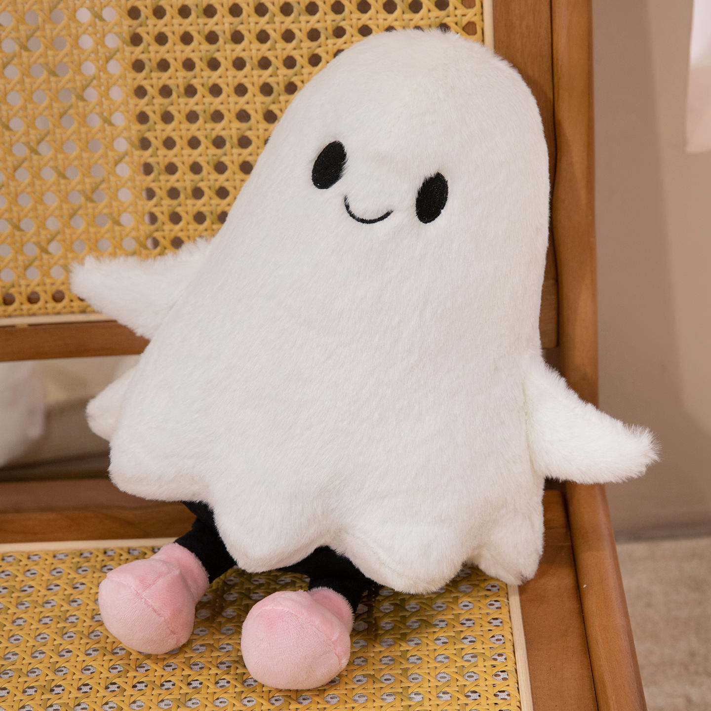 Little Ghost Plush Doll - Cute Stuffed Ghost Toy with Soft Fluffy Body, Adorable Spooky Companion for Kids & Decor 15