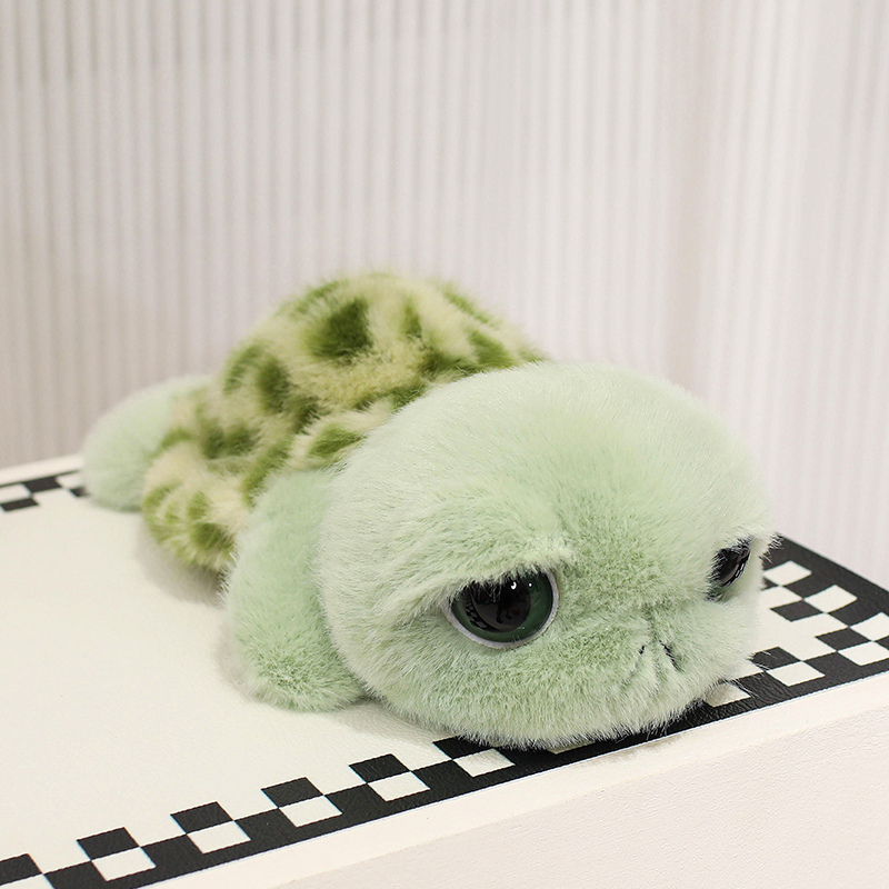 Big-Eyed Turtle Plush Toy - Adorable Stuffed Turtle Doll with Large, Expressive Eyes, Soft and Cuddly 13