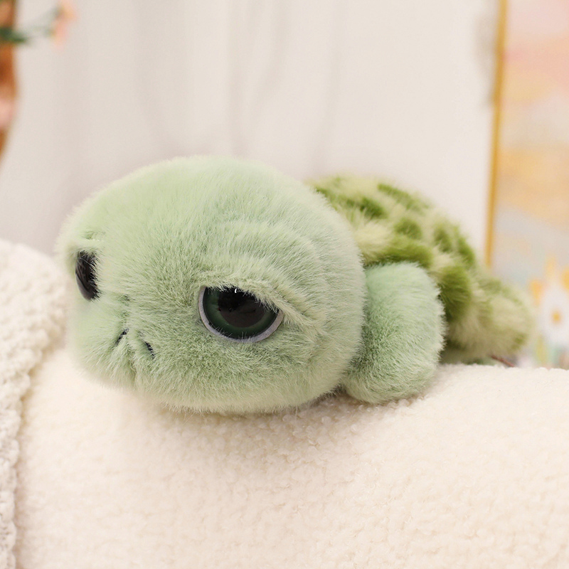 Big-Eyed Turtle Plush Toy - Adorable Stuffed Turtle Doll with Large, Expressive Eyes, Soft and Cuddly 11