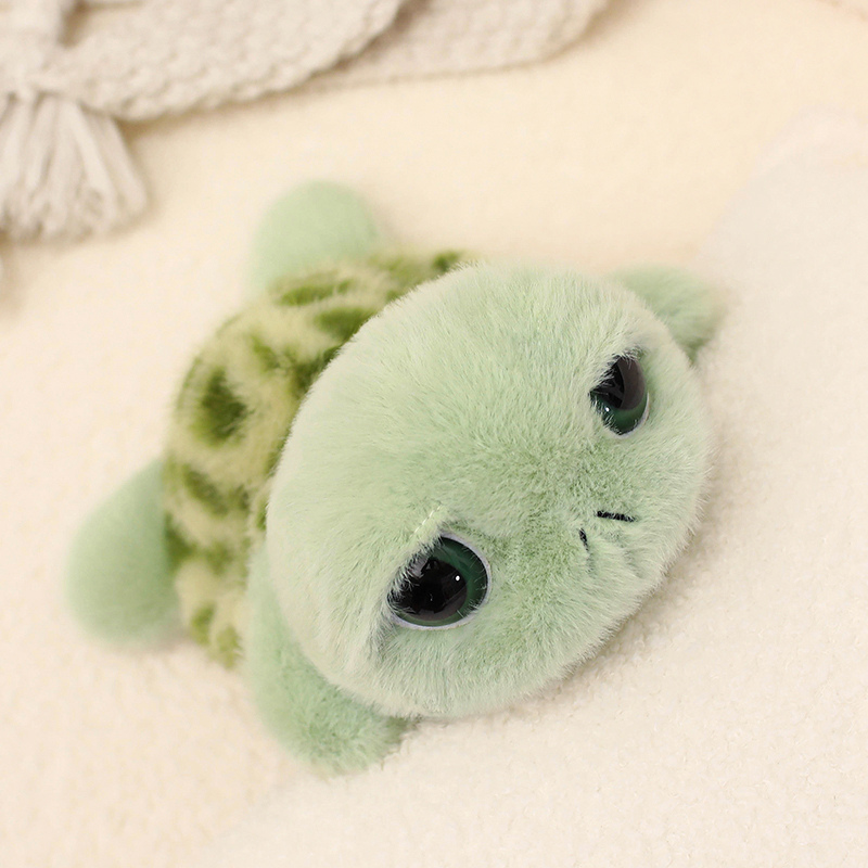 Big-Eyed Turtle Plush Toy - Adorable Stuffed Turtle Doll with Large, Expressive Eyes, Soft and Cuddly 14