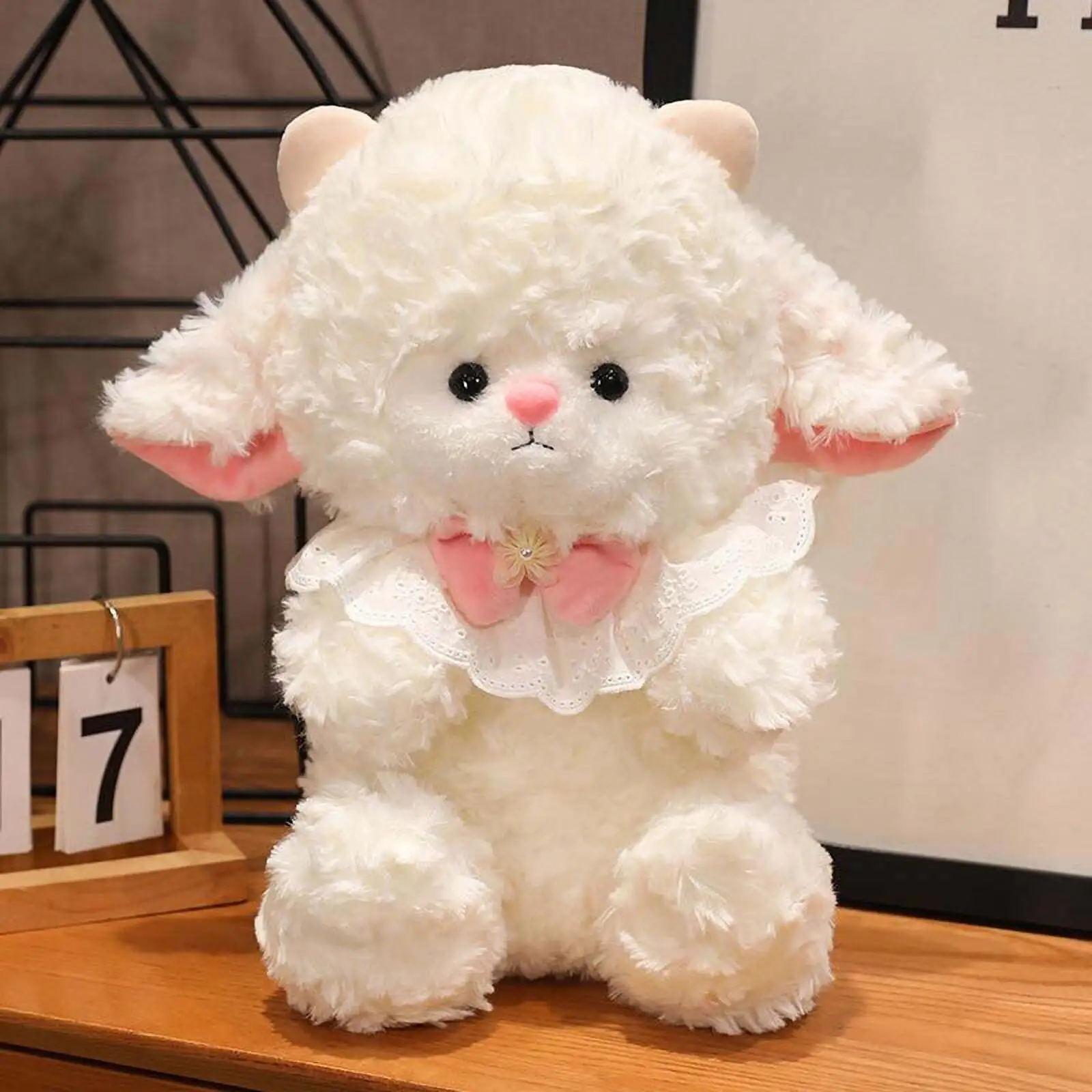 Baby Lamb Stuffed Animal Wholesale Soft Plush Sheep Toys for Kids  Plush Toy Small Wool Plush Doll 1