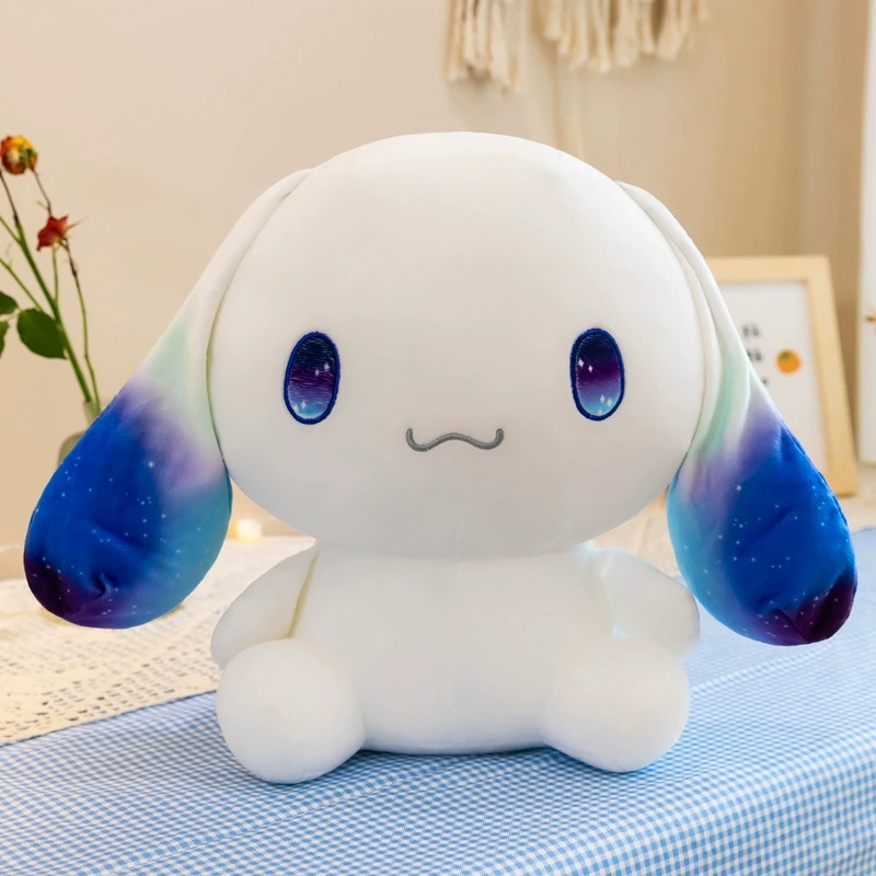 Мягкая плюшевая игрушка Cinnamoroll с градиентом галактики и дизайном «Звездное небо» — мягкая игрушка. 13
