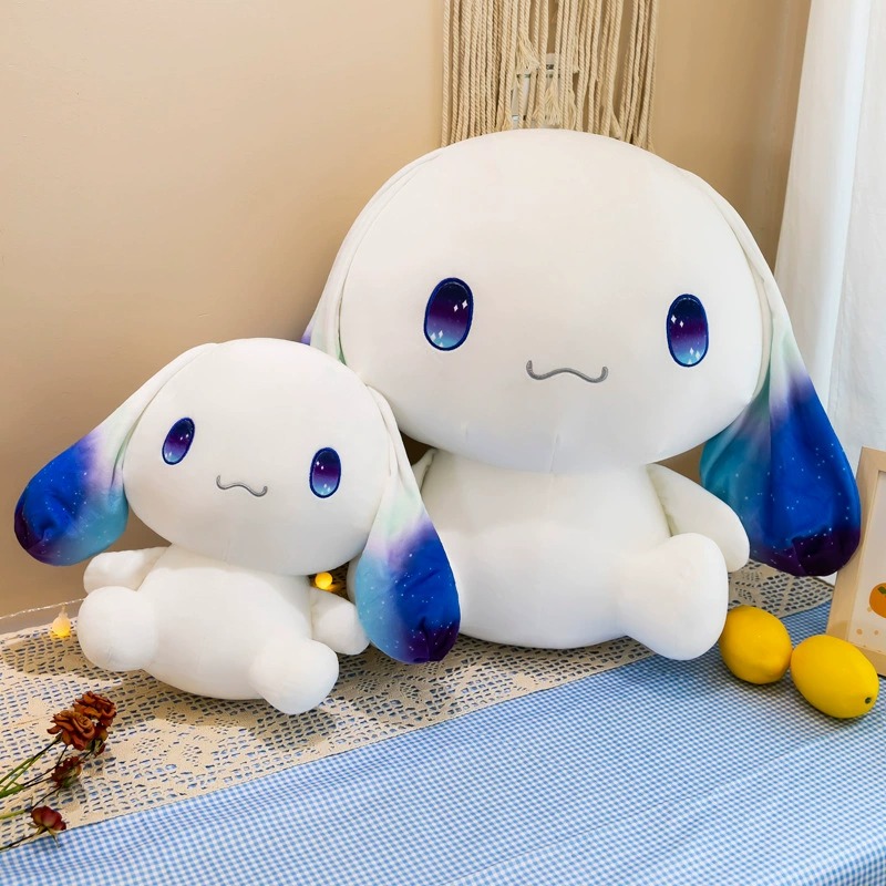 Мягкая плюшевая игрушка Cinnamoroll с градиентом галактики и дизайном «Звездное небо» — мягкая игрушка. 11