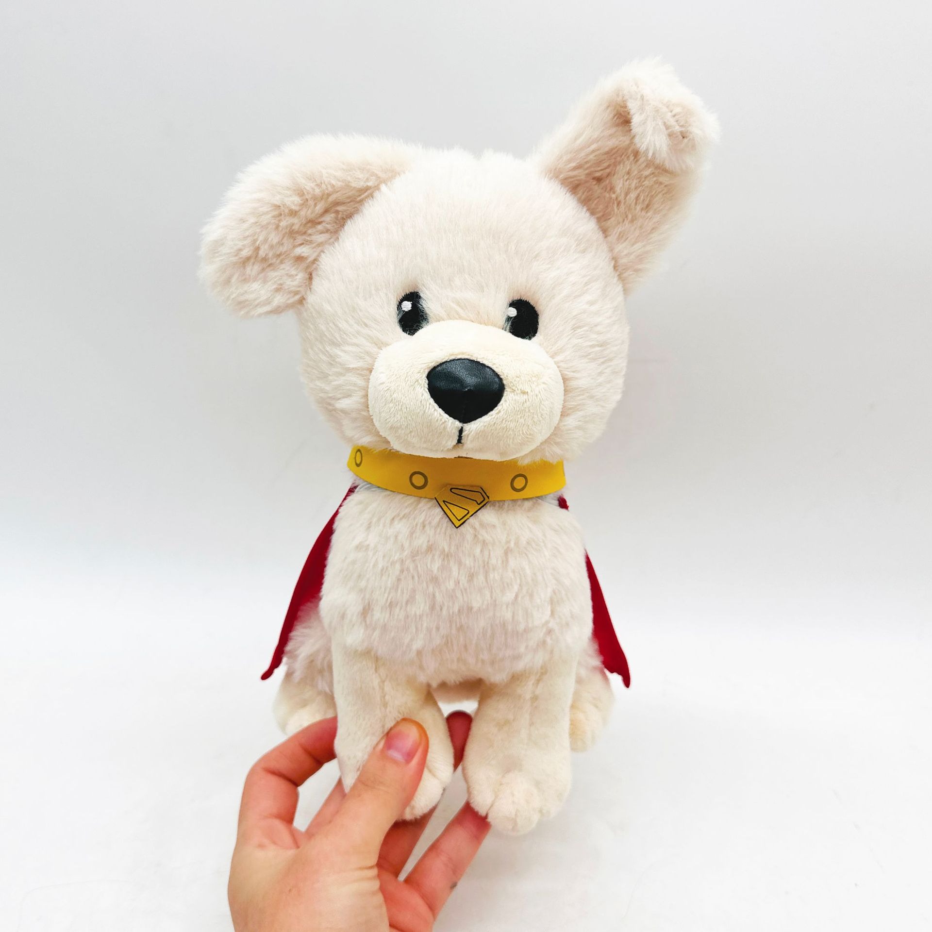 26cm 147g Super Hero ​Superman KRYPTO Plush Dog Toy - Soft Stuffed Puppy with Cape & Hero Collar 15
