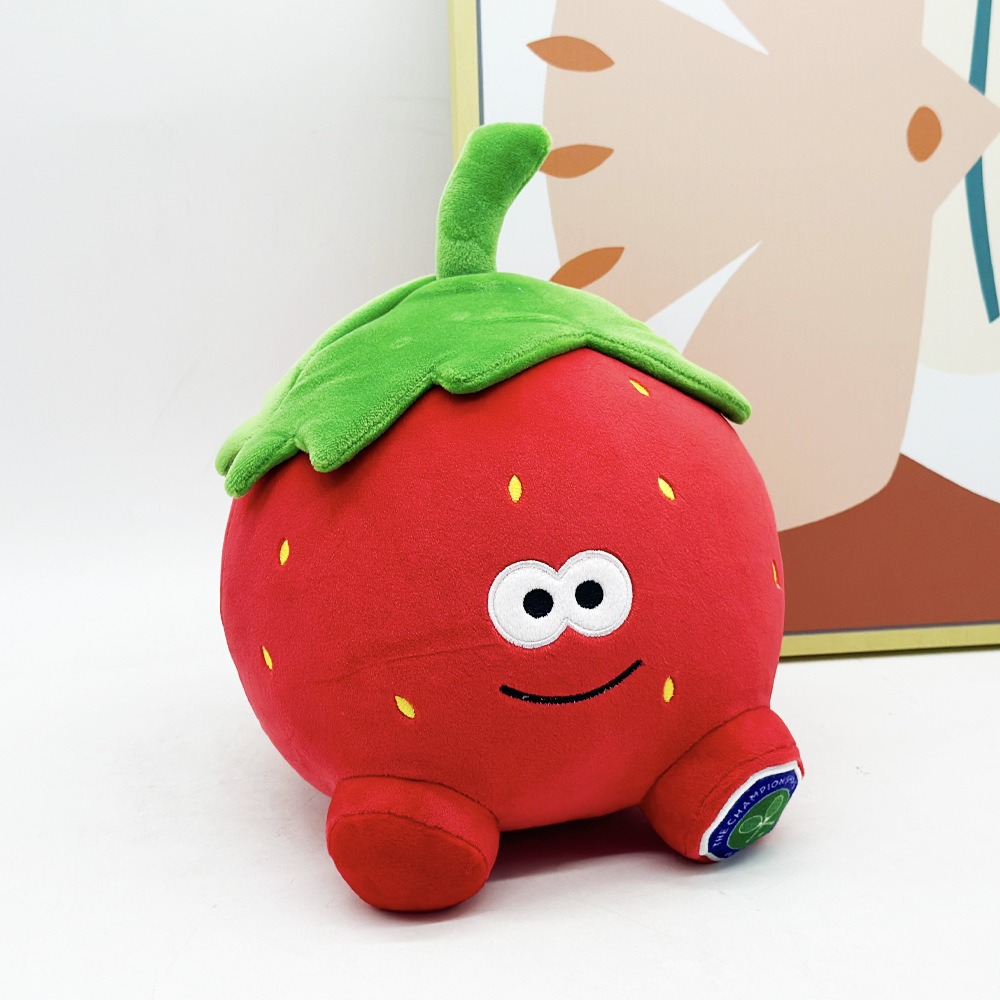 25cm Wimbledon Strawberry Plush Tennis Championship Themed Soft Souvenir 15