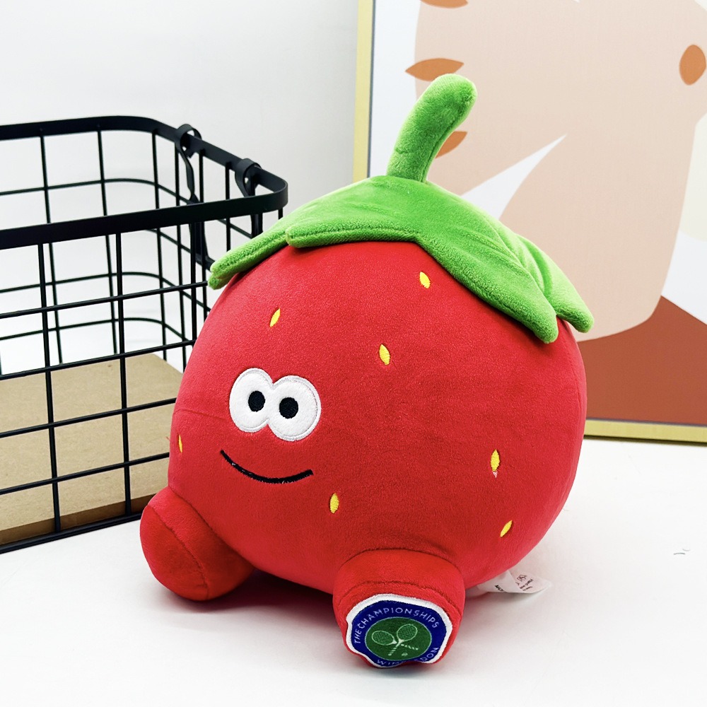 25cm Wimbledon Strawberry Plush Tennis Championship Themed Soft Souvenir 13