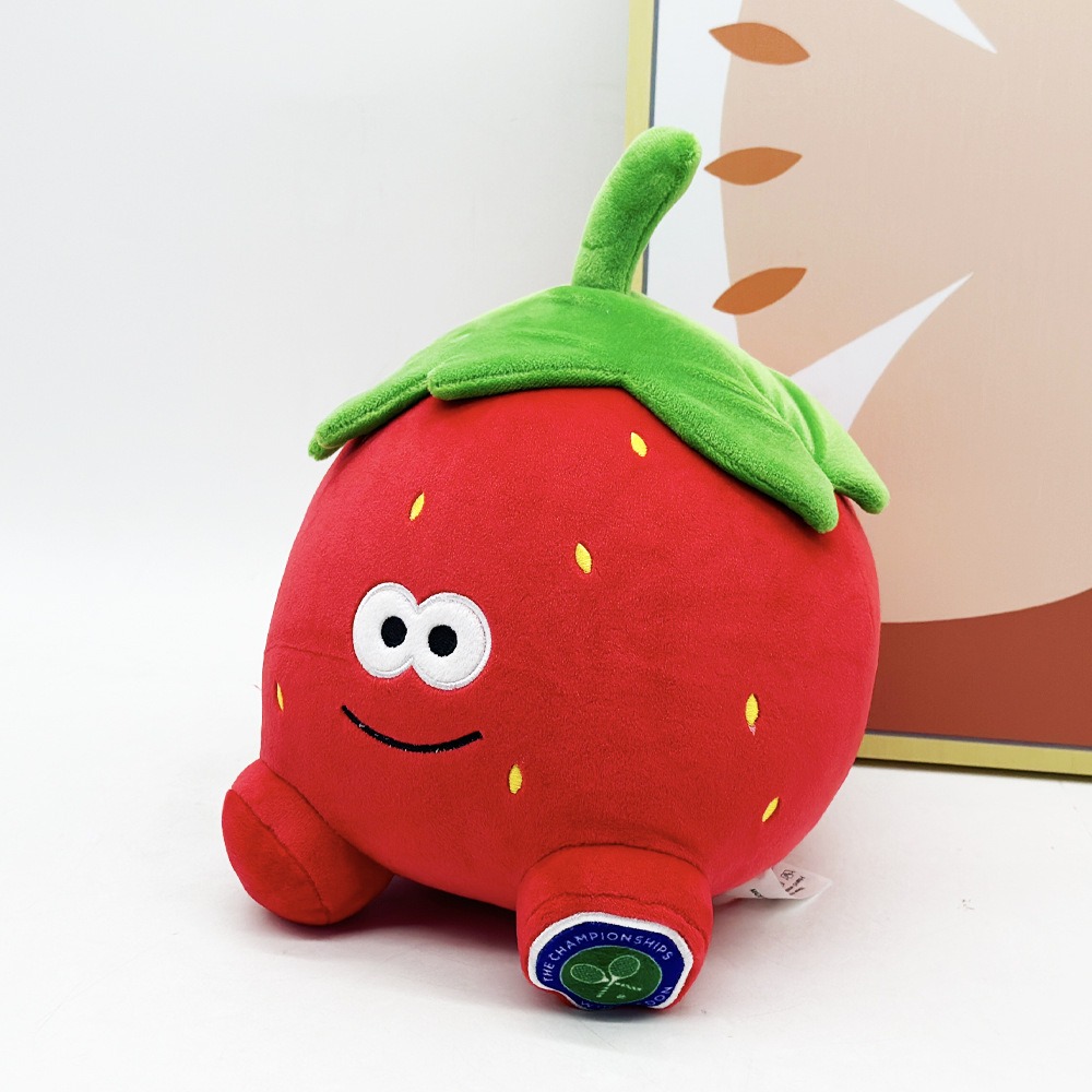 25cm Wimbledon Strawberry Plush Tennis Championship Themed Soft Souvenir 16