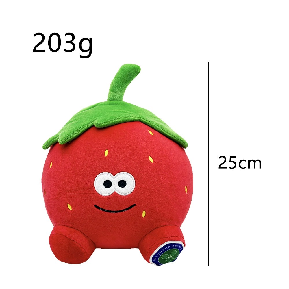 25cm Wimbledon Strawberry Plush Tennis Championship Themed Soft Souvenir 17
