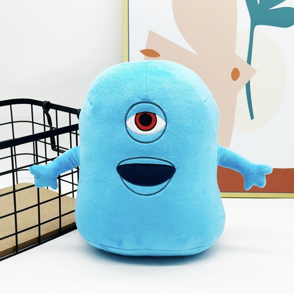27cm Monsters vs. Aliens B.O.B. Plush Toy – Soft Stuffed Blue Blob Doll for Kids &amp; Movie Fans 1