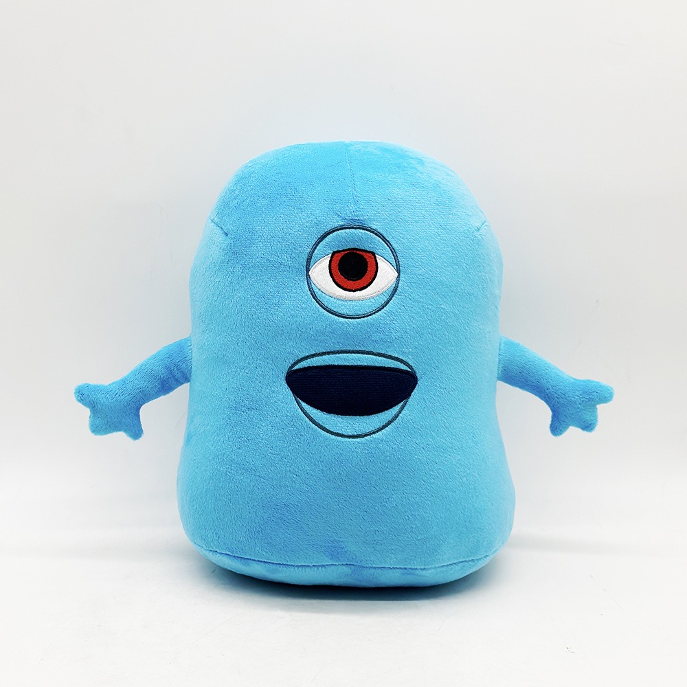 27cm Monsters vs. Aliens B.O.B. Plush Toy – Soft Stuffed Blue Blob Doll for Kids & Movie Fans 15