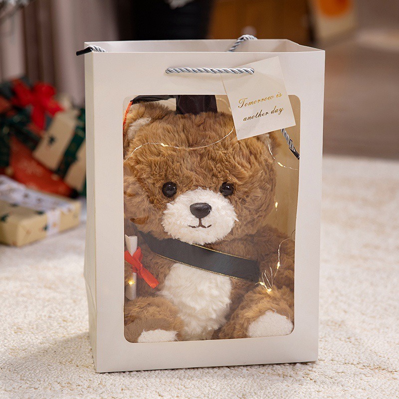 Wholesale 30cm Eco Friendly Super Soft PP Cotton Graduation Bear Plushie Teddy Creative Gift for Kids' Birthday Toy 10