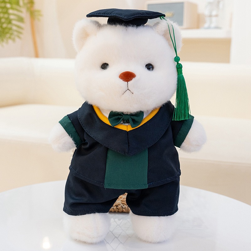 Wholesale 30cm Student Graduation Souvenir Teddy Bear Plush Toy Movable Doctor Joint Bear Stuffed Animal Soft Teddy 15