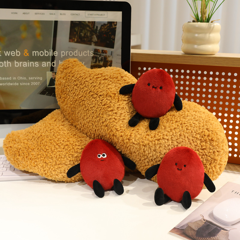 Adorable Peanut - Shaped Plush Toy: A Huggable Delight for All Ages 11