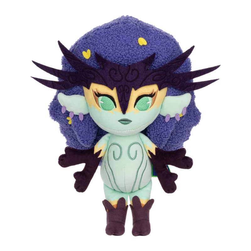 Мягкая игрушка «Дриада-глициния» (21 см) – очаровательная игрушка в виде лесного духа с нежными лавандовыми цветами. 11