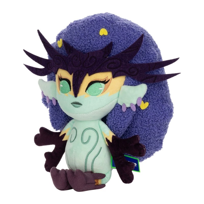 Мягкая игрушка «Дриада-глициния» (21 см) – очаровательная игрушка в виде лесного духа с нежными лавандовыми цветами. 9