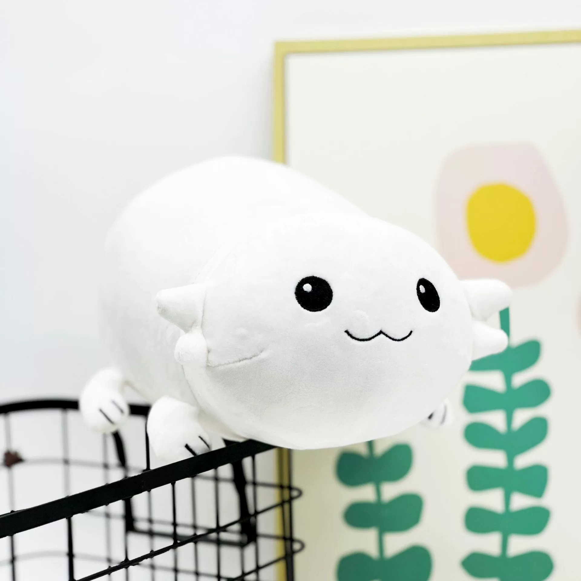 25cm  Star Trek Decks Moopsy Cute White Axolotl Plush Toy - Soft Stuffed Animal Pillow 13