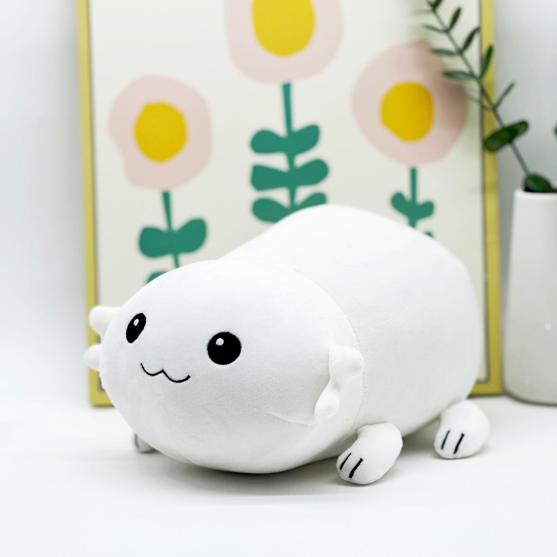 25cm  Star Trek Decks Moopsy Cute White Axolotl Plush Toy - Soft Stuffed Animal Pillow 11