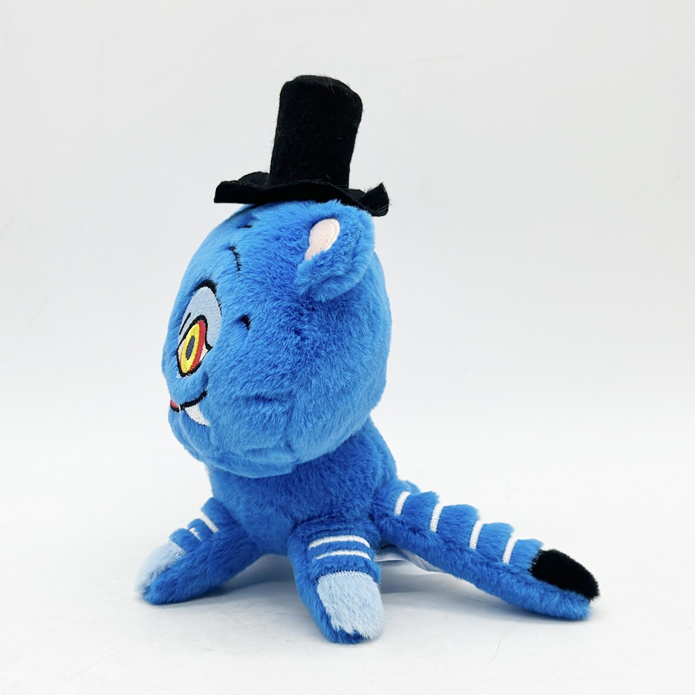 18cm KPOP DEMON HUNTERS  Blue Tiger Plush Toy with Top Hat - 68g Cartoon Stuffed Animal 13