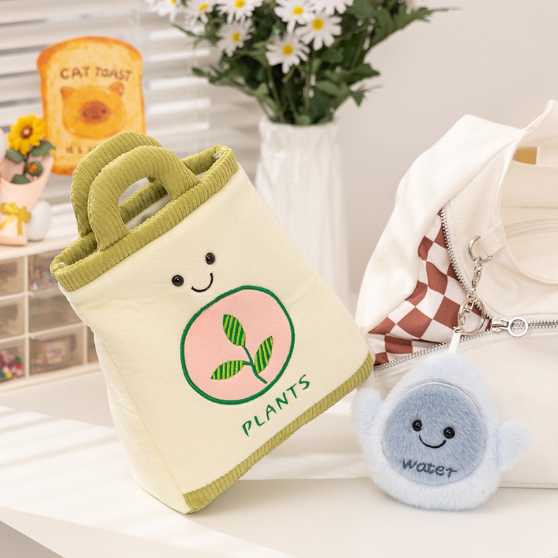 Plush Dolls: Elderly Care Gardening - Themed Set with Cute Watering Can, Tool Bag & Shovel Plushies, Ideal for Cozy Deco 16