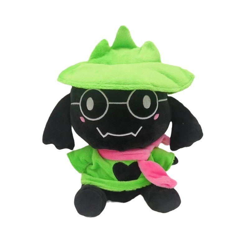 25CM Fat Ralsei Plush Jevil Talking Plush Toy  Deltarune Plush Toy Kawaii Lancer Plush Stuffed Toys Cartoon Figure 8