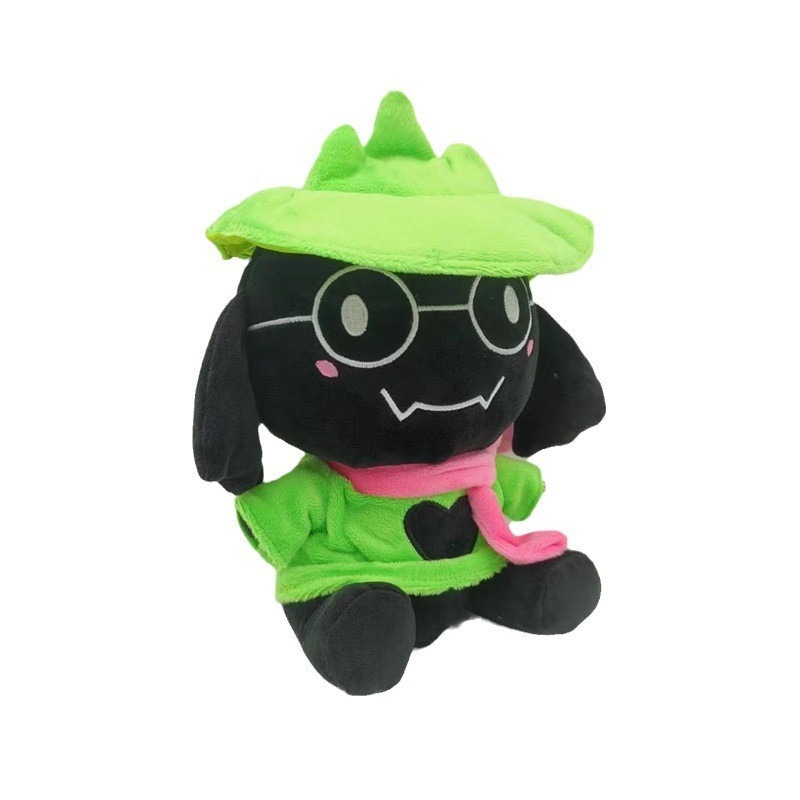 25CM Fat Ralsei Plush Jevil Talking Plush Toy  Deltarune Plush Toy Kawaii Lancer Plush Stuffed Toys Cartoon Figure 9