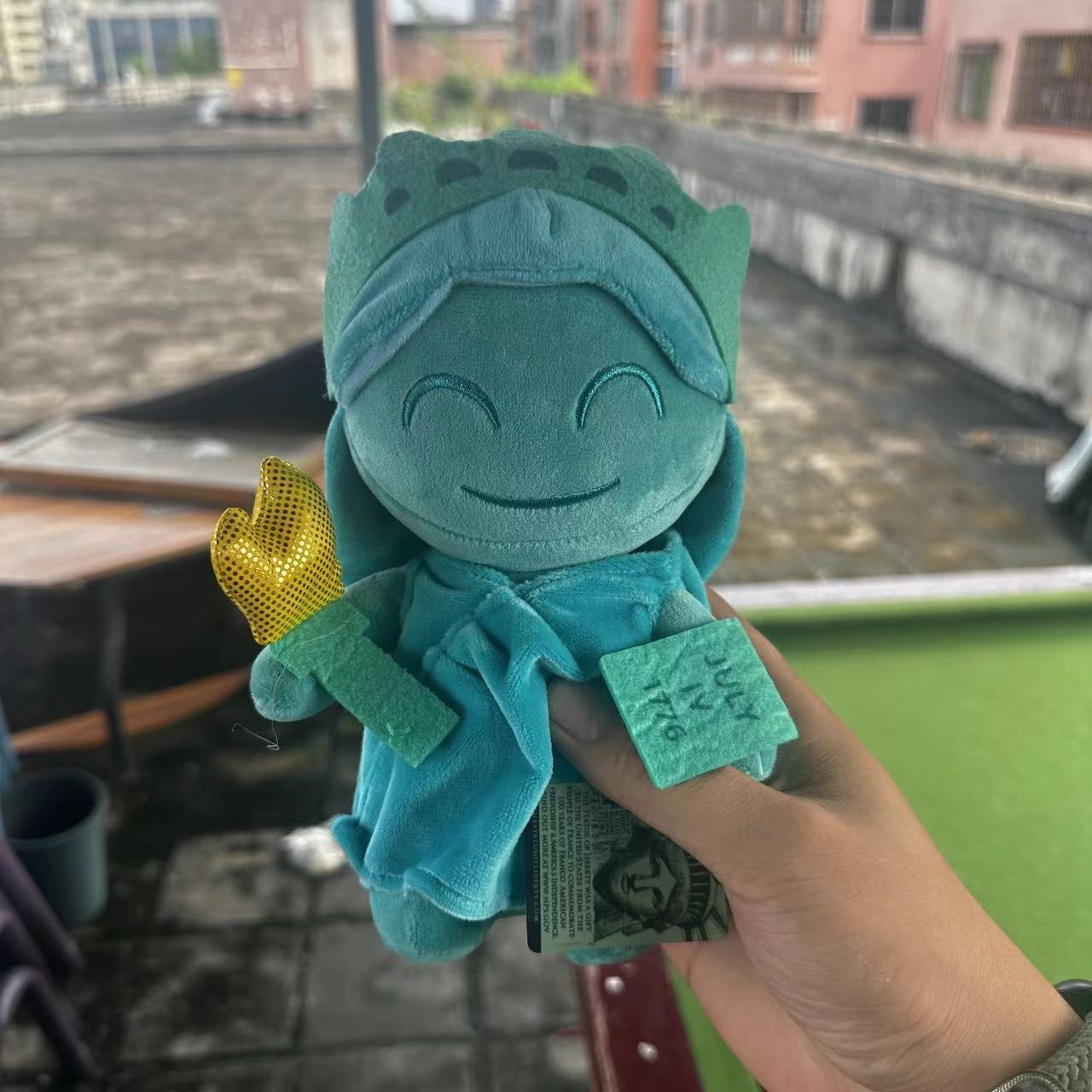 23cm Charming Statue of Liberty Plush Doll - Ideal for Patriotic Decor and Gifts Soft and Cuddly 15