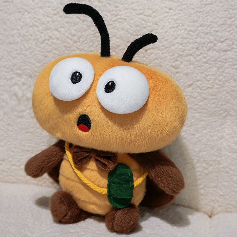 Cute Cockroach Plush Doll - Adorable Stuffed Toy with Big Eyes, Soft and Huggable for Kids and Collectors 12