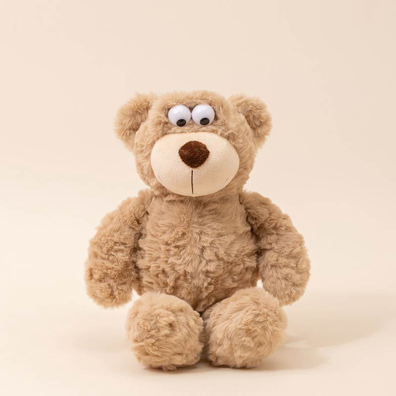 Adorable Pop - eyed Teddy Bear Plush Toy - Soft Stuffed Animal for Kids & Collectors 11