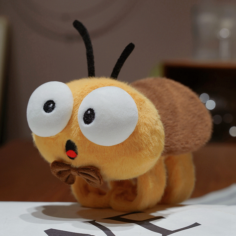 Plush Wristband Toy of Big - Headed Cockroach Pop - up Ring 11