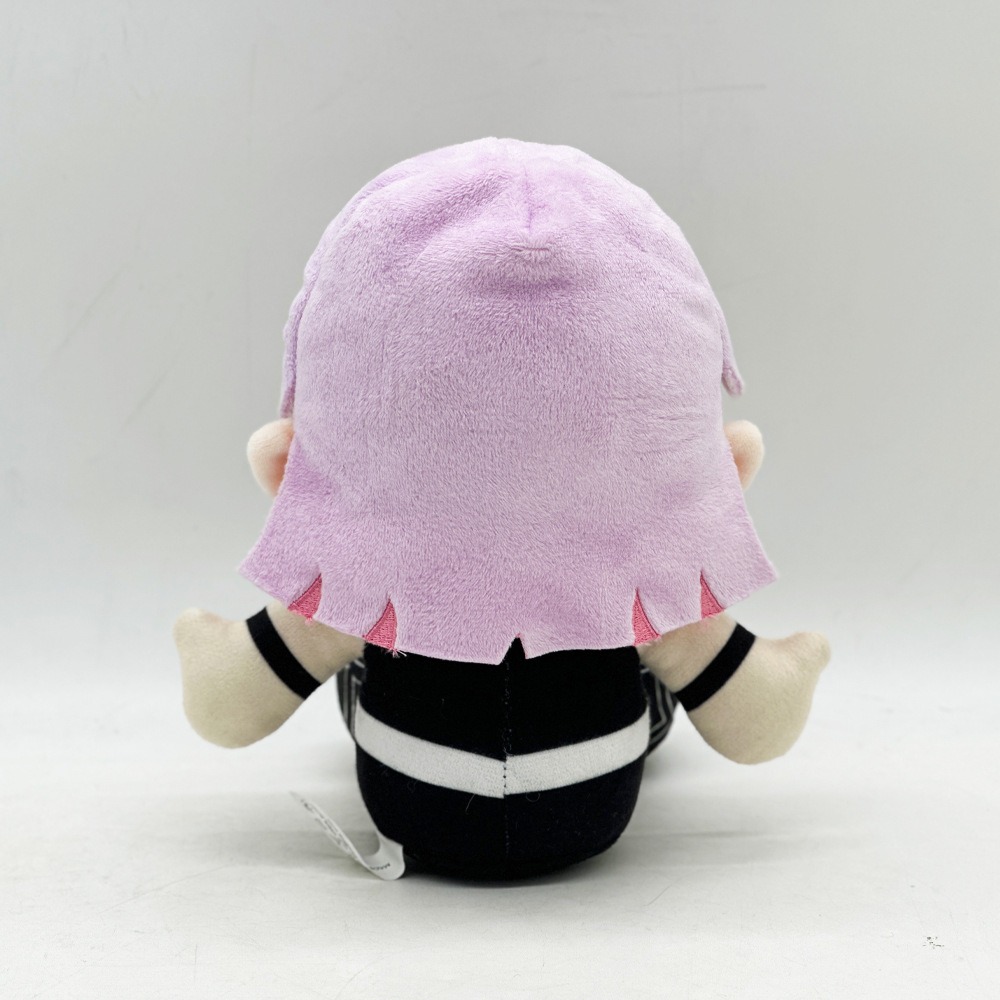18cm Cute Stuffed Toy with Pink Hair & Black Out New PANTY & STOCKING with GARTERBELT  Anime Character Plush Doll 18
