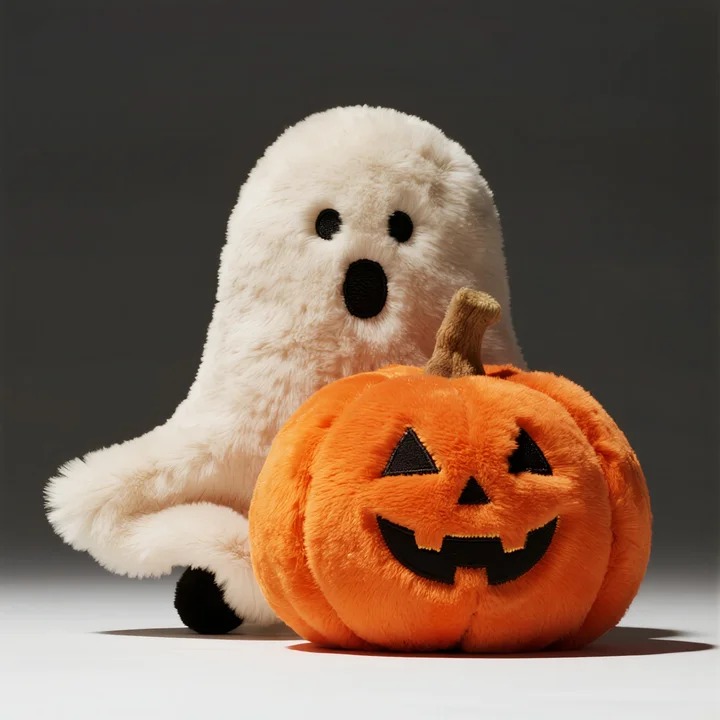 Милая плюшевая кукла-призрак на Хэллоуин в виде тыквы и шляпки. 20