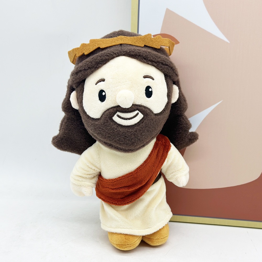 Cute Jesus Plush Doll - 28cm Religious Stuffed Toy, 160g Soft Plush Figure for Collection & Gift 15