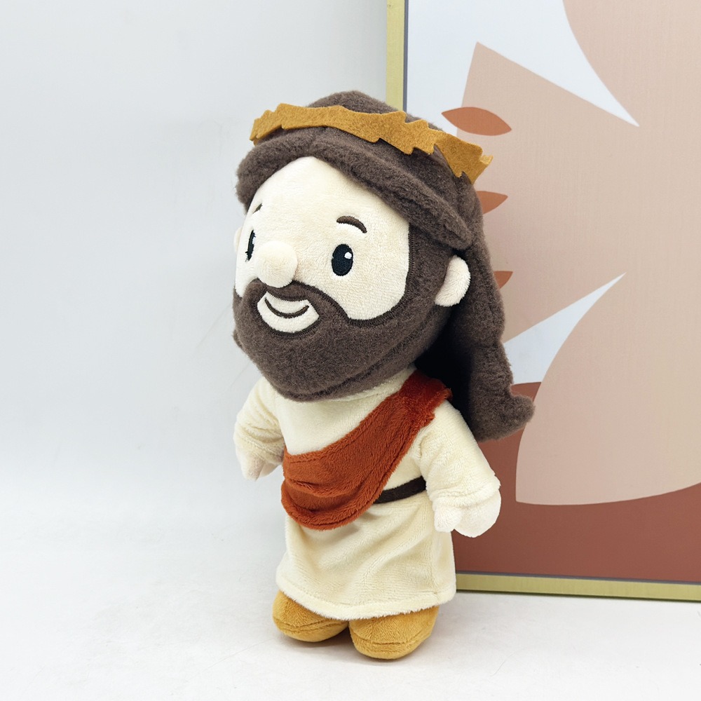 Cute Jesus Plush Doll - 28cm Religious Stuffed Toy, 160g Soft Plush Figure for Collection & Gift 14