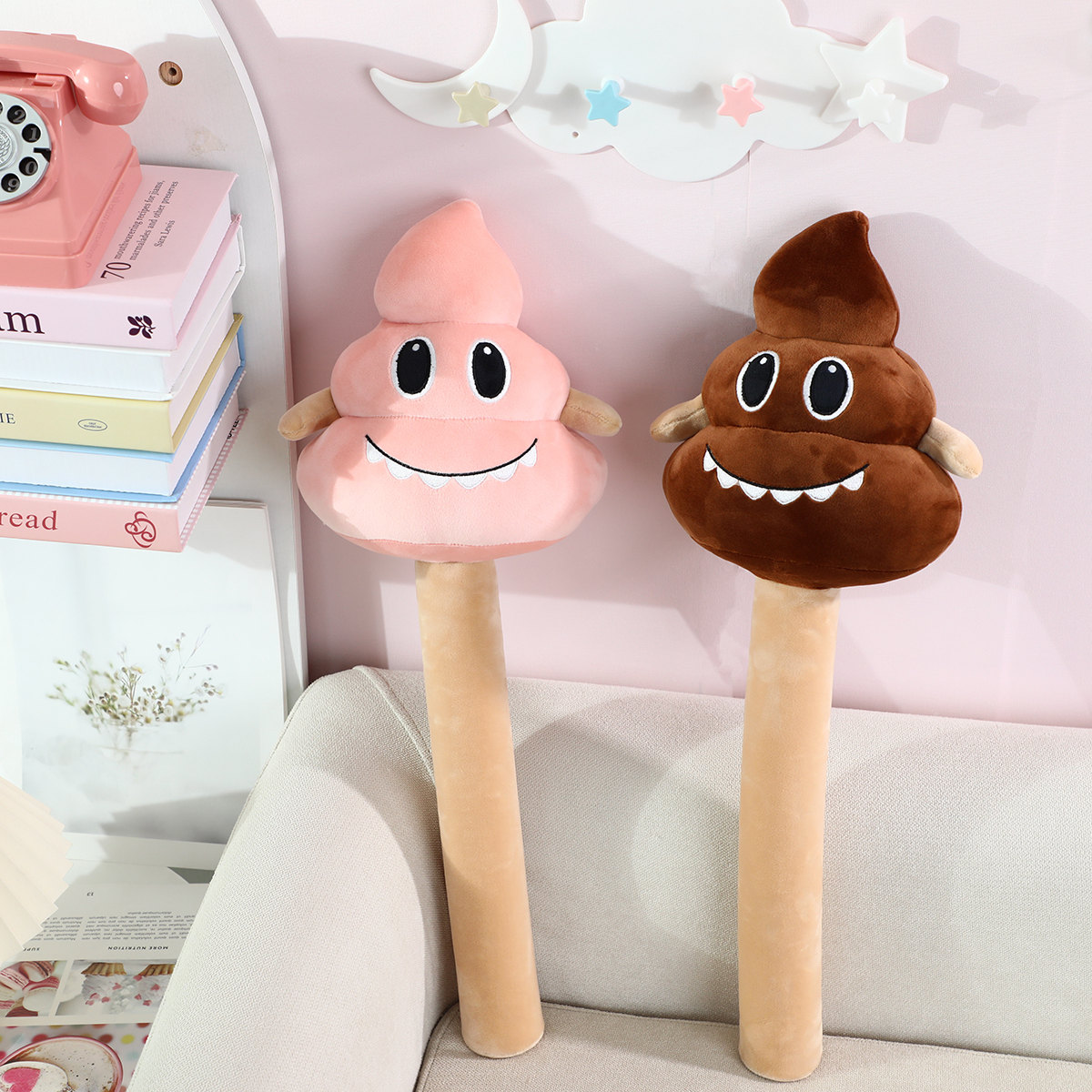 Cute Cupcake - Shaped Plush Massage Sticks - Fun ‘Prank’ Style Soft Body Massagers 16