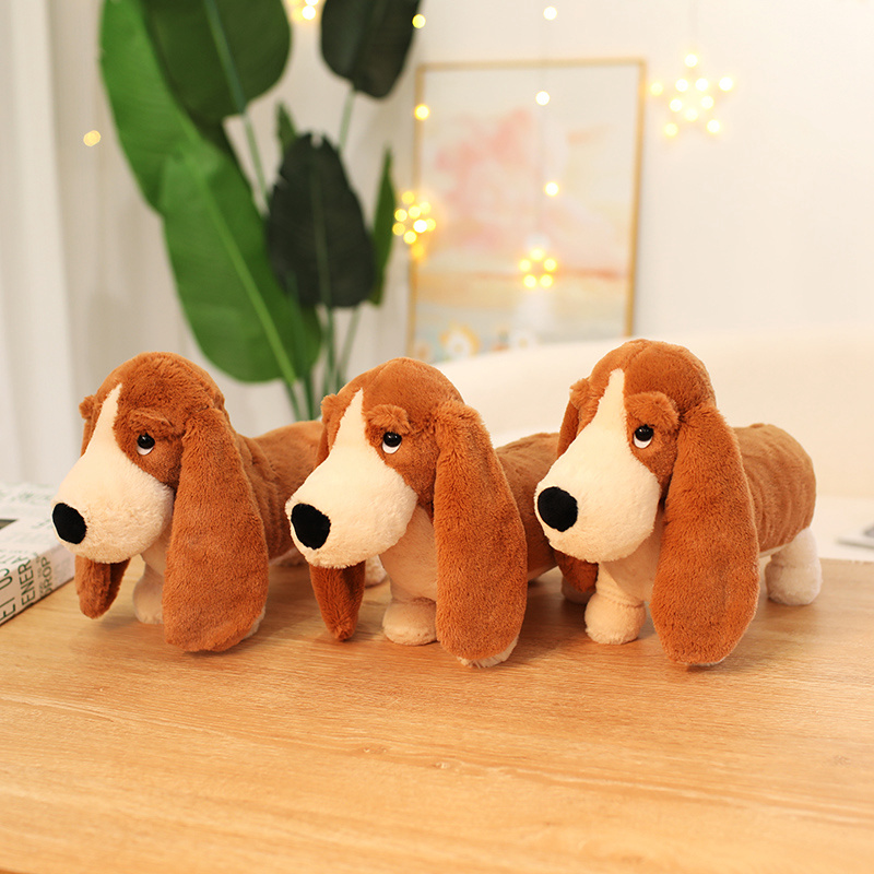 Basset Hound Plush Toys - Cute Long - Eared Dog Stuffed Animals, Adorable Home Decor/Toys for Kids 13