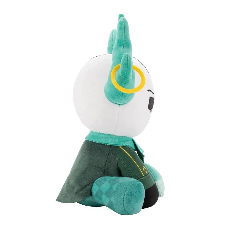 Мягкая плюшевая игрушка «Медицинский набор» (26 см), с рогами и повязкой на глазу, милая плюшевая игрушка в стиле аниме для коллекционеров и поклонников. 11