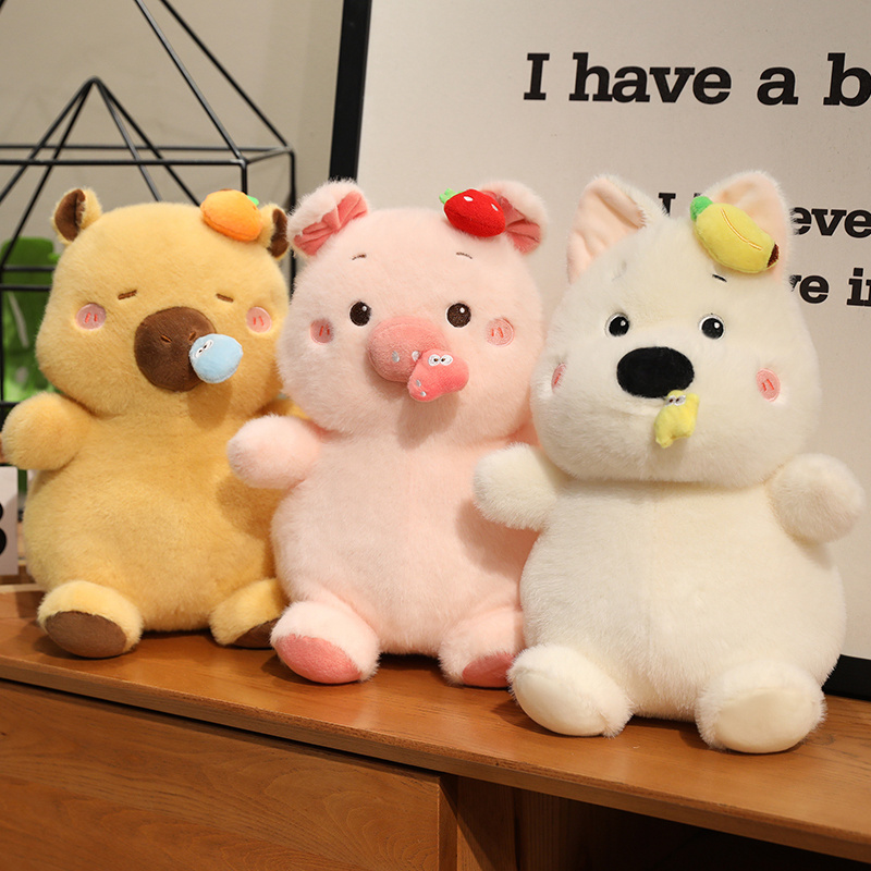 Creative design of pull - string animal - series plush dolls, which are soft and comfortable, providing comfort, compani 11