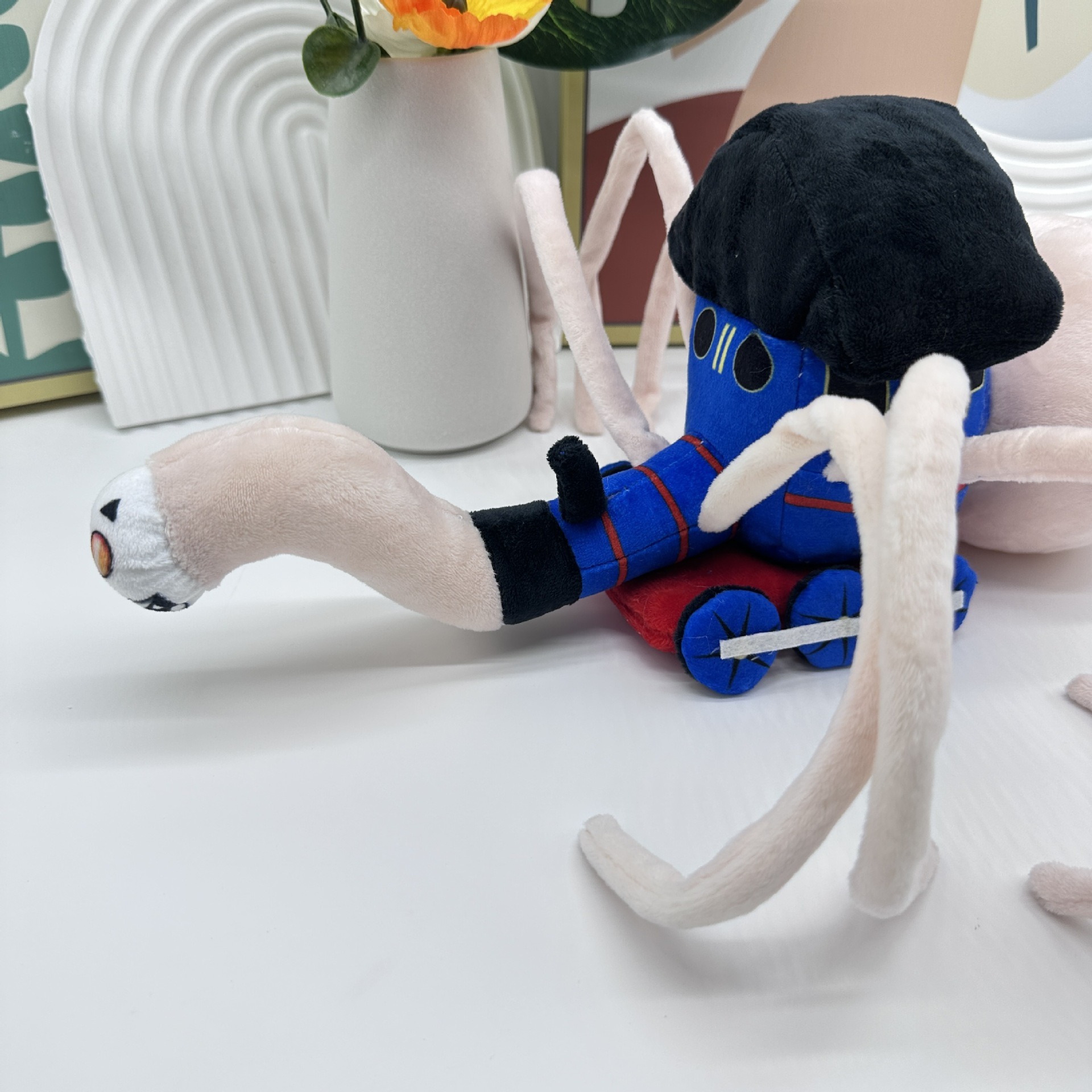 36cm Spider Train Thomas Plush Toy Custom Horror Meme Stuffed Doll for Fans and Collectors 18