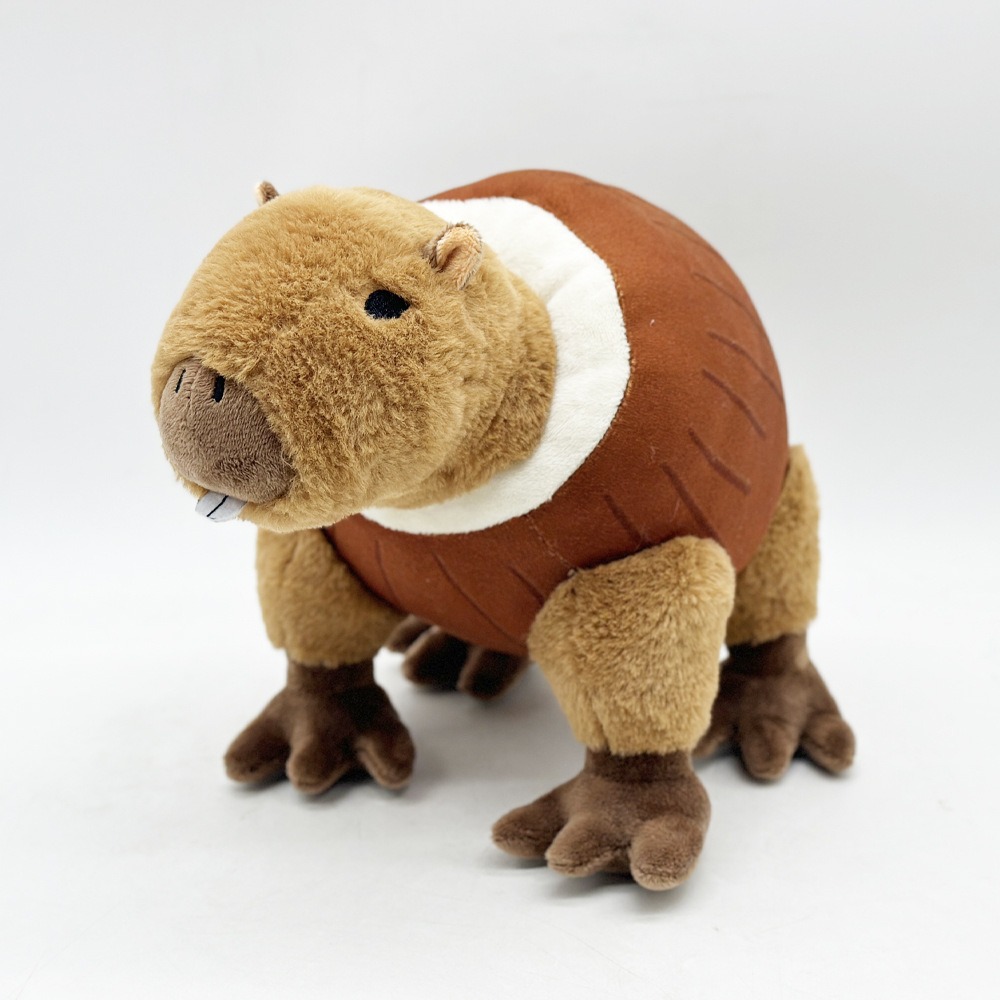 Brainrot tralro Tralala Plush Capybara in Barrel Plush Toy 24cm Funny Soft Stuffed Animal Gift for Kids and Meme Lovers 20