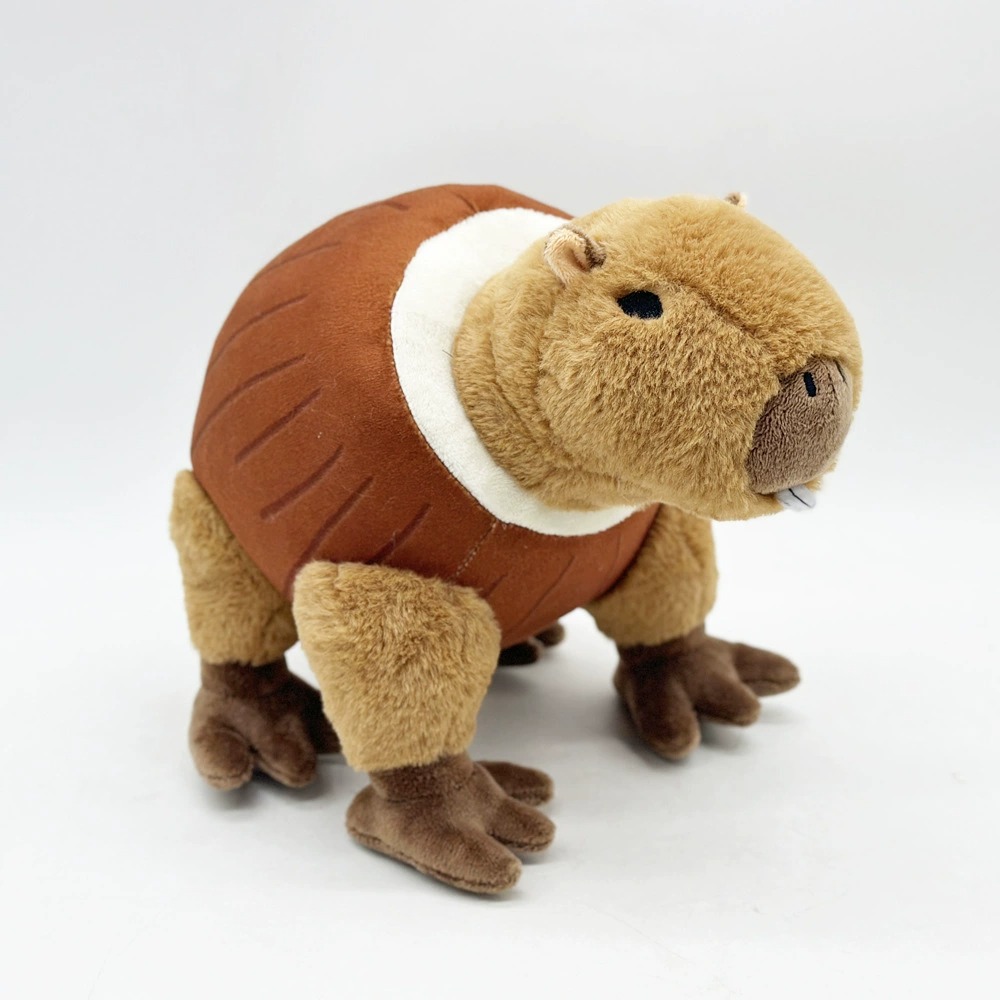 Brainrot tralro Tralala Plush Capybara in Barrel Plush Toy 24cm Funny Soft Stuffed Animal Gift for Kids and Meme Lovers 21