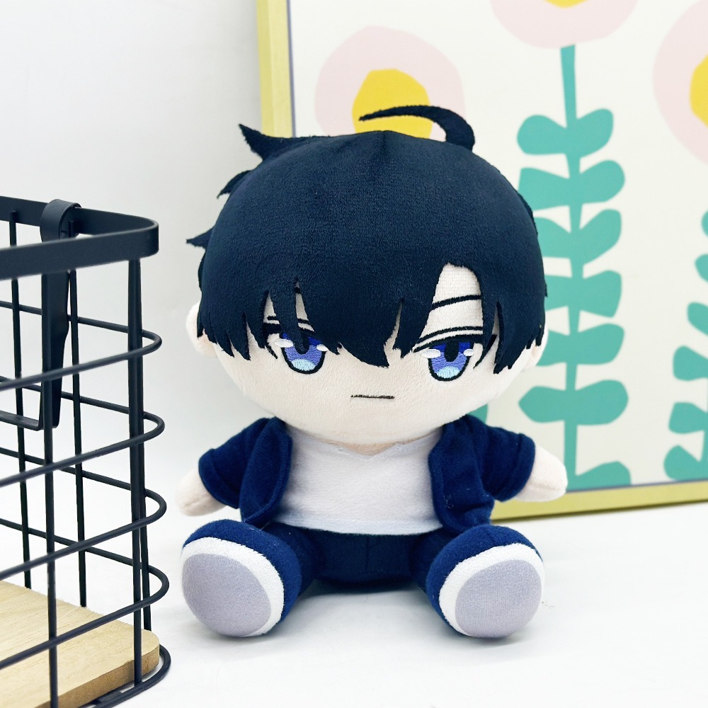 Solo Leveling Sung Jin-Woo Plush Doll 21cm Soft Anime Stuffed Toy for Fans and Collectors 11
