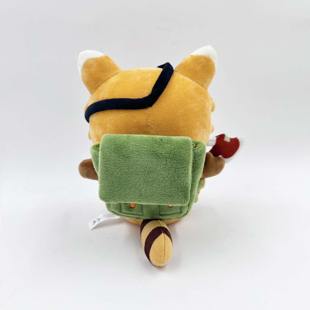 Peluche Spiffo, raton laveur pirate inébranlable avec hache, 22 cm, peluche douce, cadeau pour enfants et collectionneurs 20