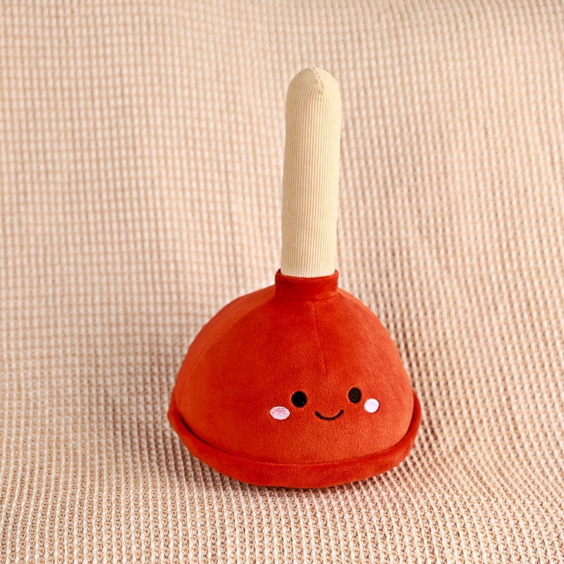 Toilet plunger creative design plush dolls, cultural and creative products can be customized 15
