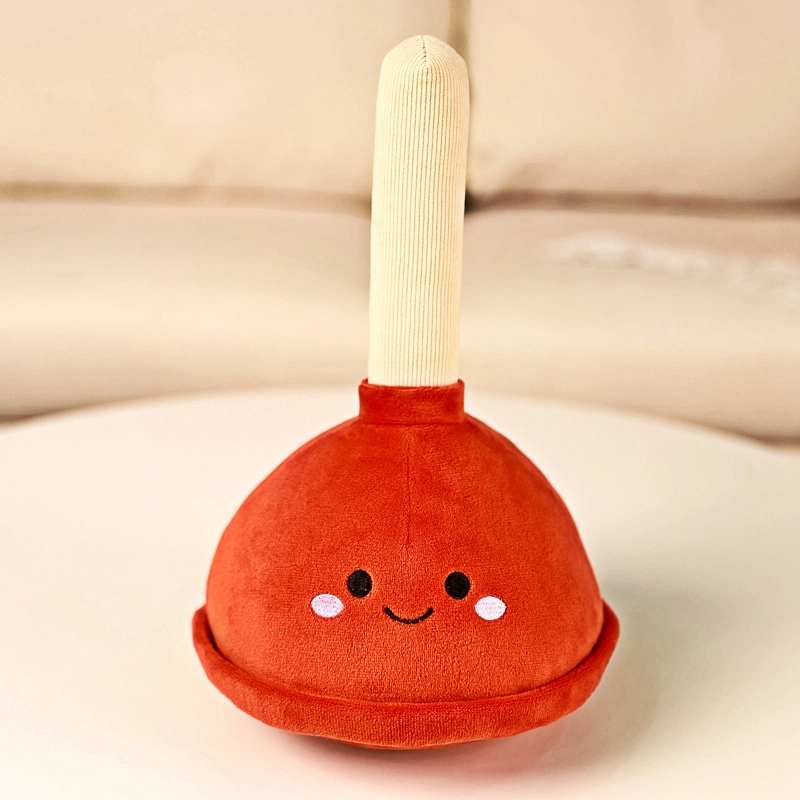 Toilet plunger creative design plush dolls, cultural and creative products can be customized 13