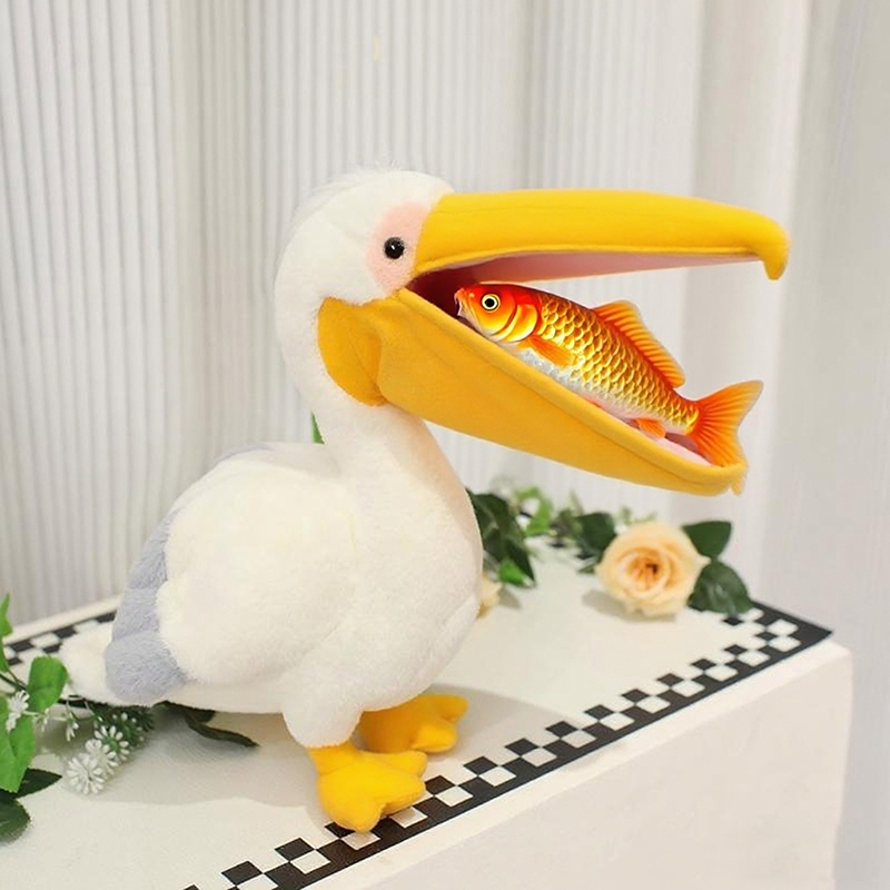 Creative design of pelican plush dolls, cute animals as gifts for children 11