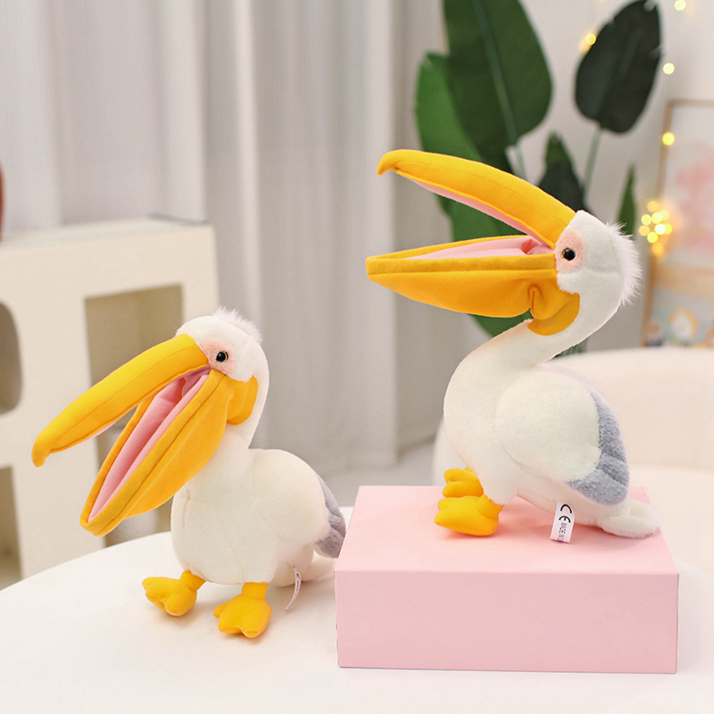 Creative design of pelican plush dolls, cute animals as gifts for children 16