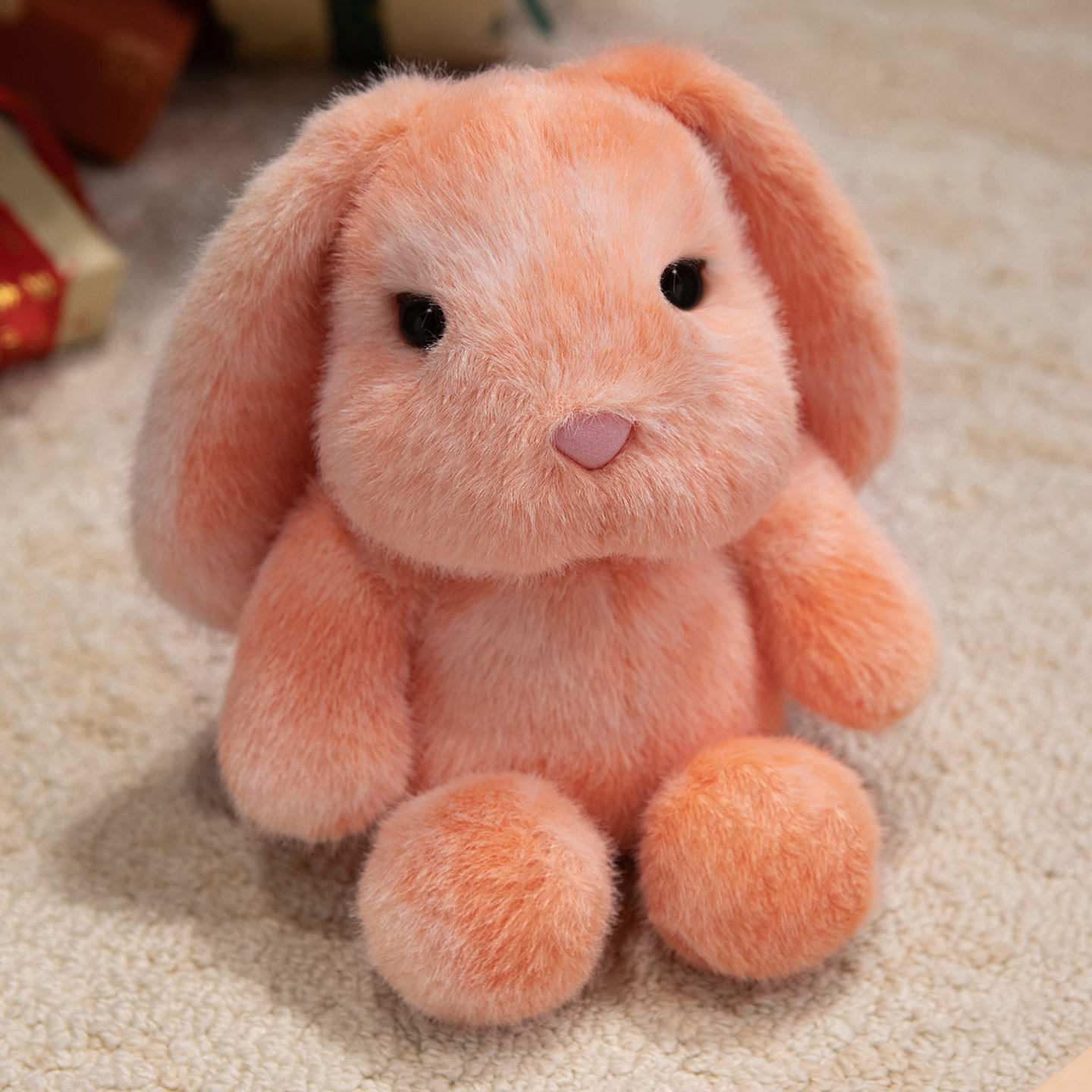 Creative design of colorful rabbit plush dolls, soft and comfortable, a gift for children 16