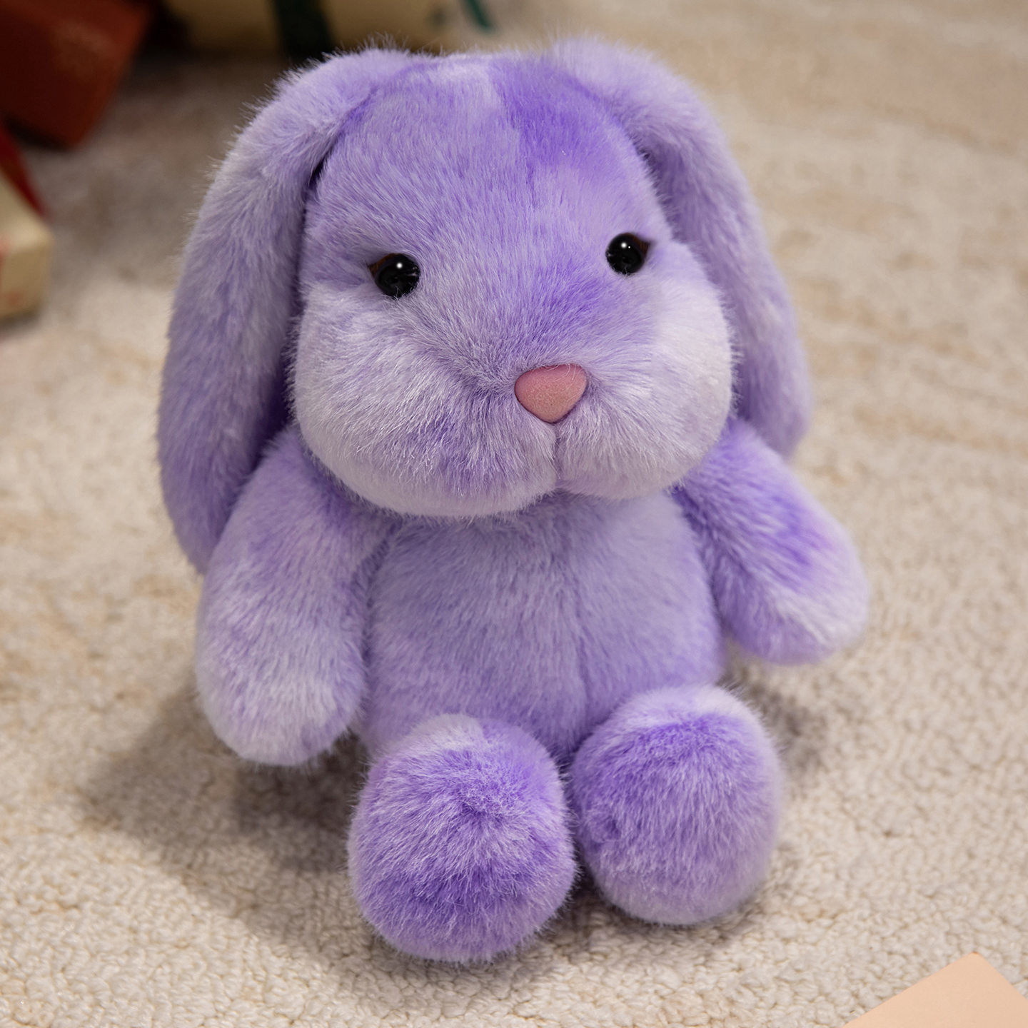 Creative design of colorful rabbit plush dolls, soft and comfortable, a gift for children 14